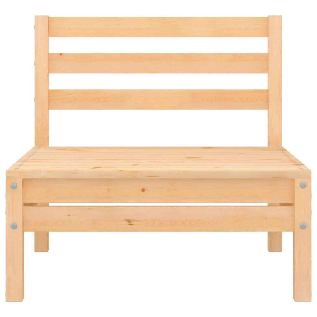 4-Delige Loungeset Massief Grenenhout Bruin