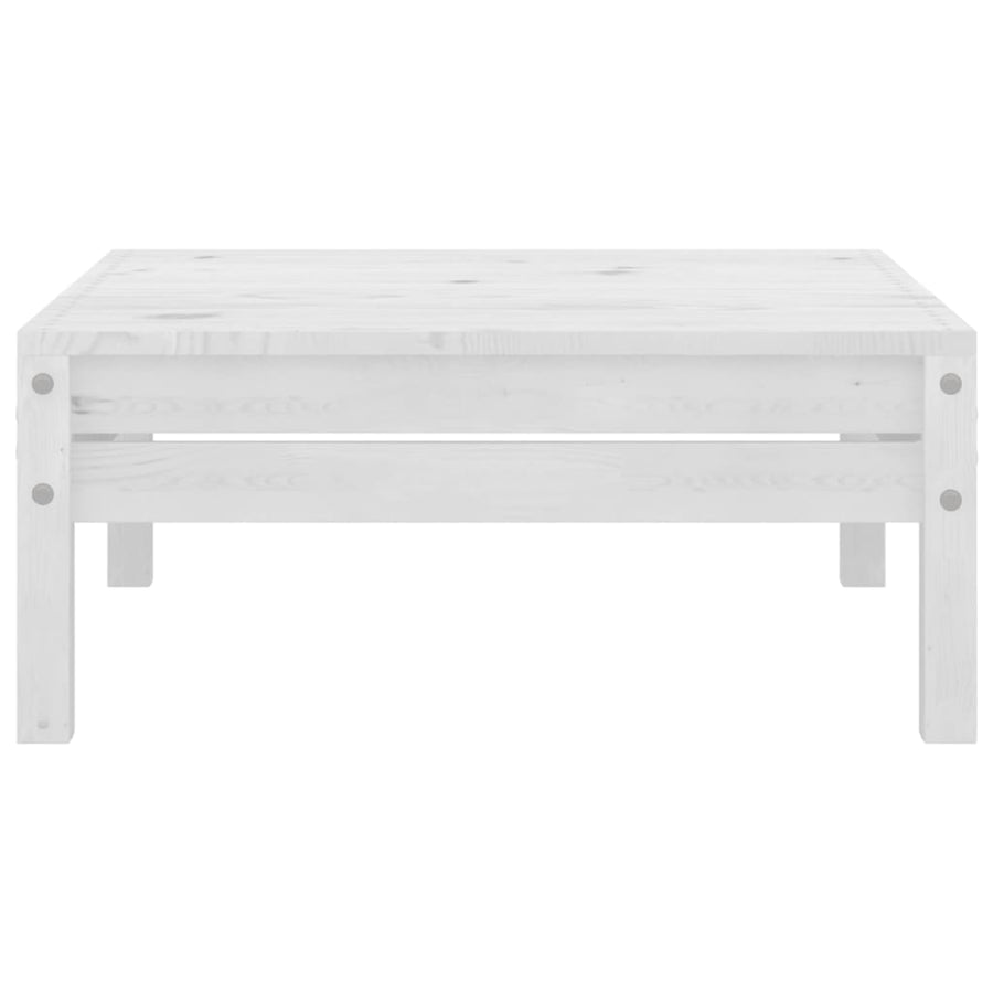 5-Delige Loungeset Massief Grenenhout Wit
