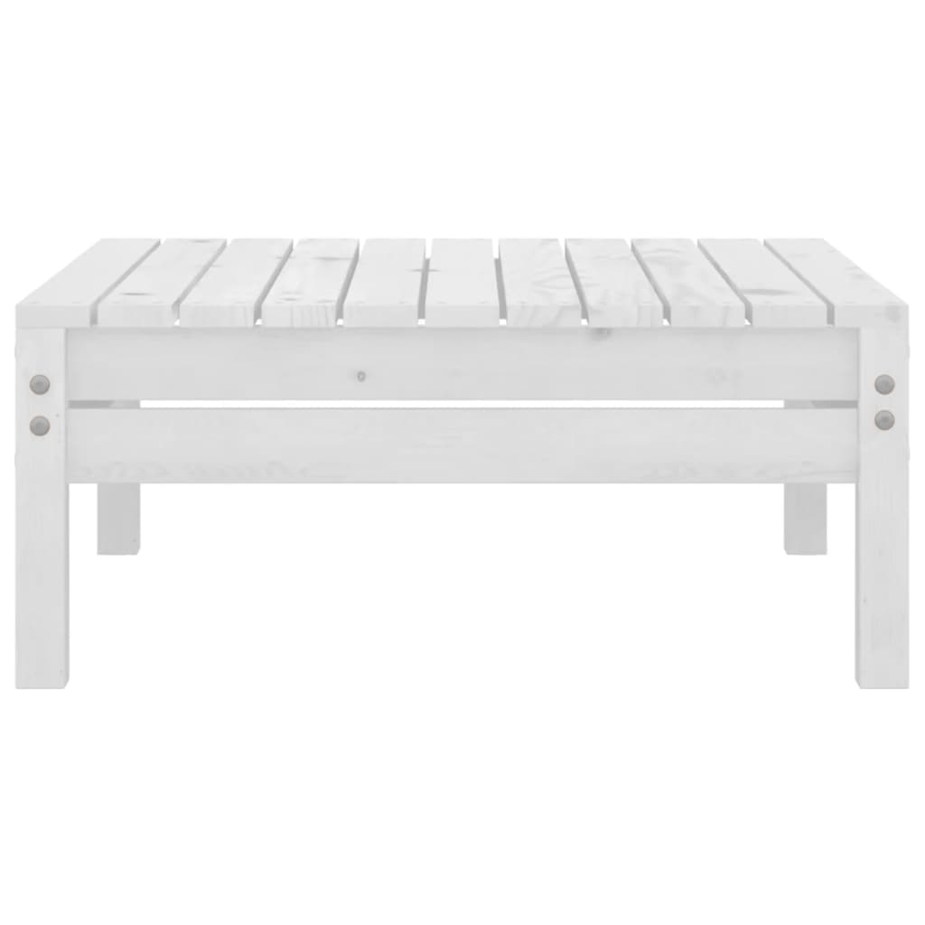 5-Delige Loungeset Massief Grenenhout Wit