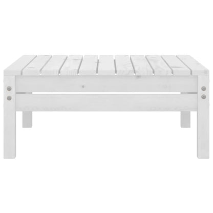 5-Delige Loungeset Massief Grenenhout Wit