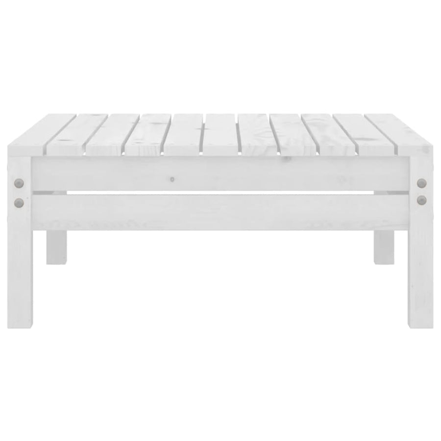 5-Delige Loungeset Massief Grenenhout Wit