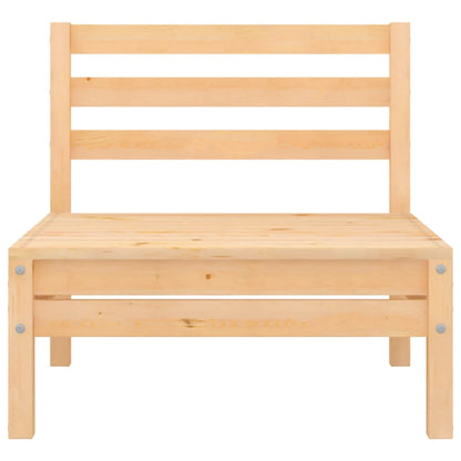 4-Delige Loungeset Massief Grenenhout Bruin