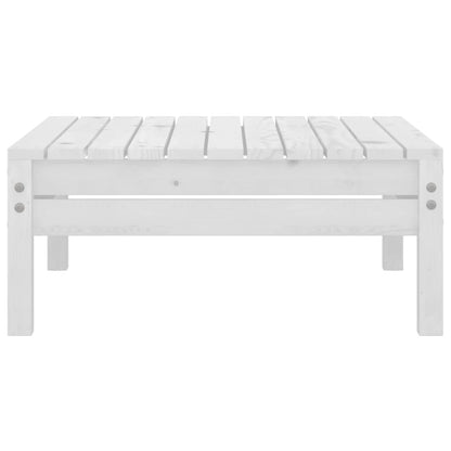 9-Delige Loungeset Massief Grenenhout Wit