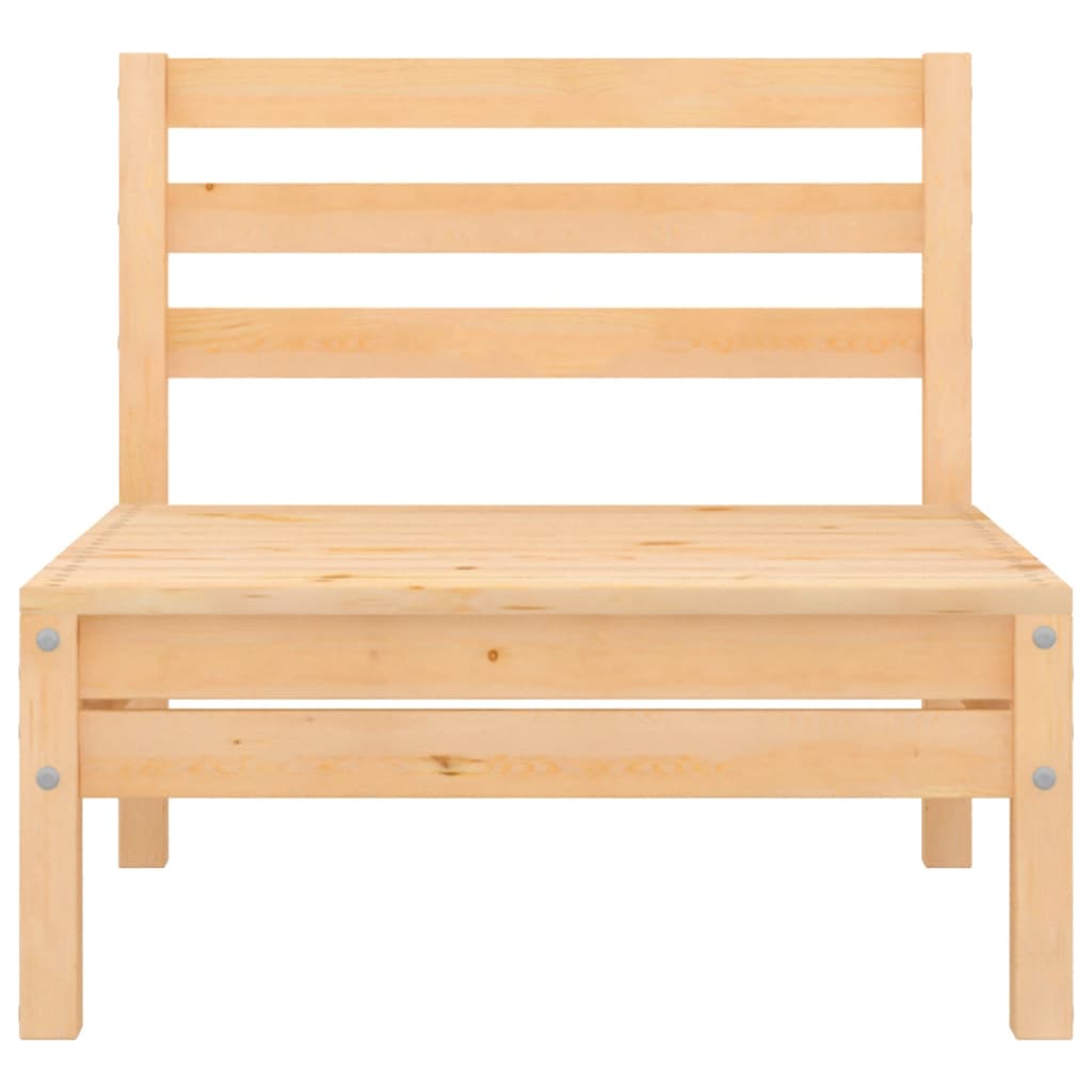 6-Delige Loungeset Massief Grenenhout Bruin