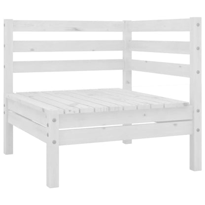 8-Delige Loungeset Massief Grenenhout Wit