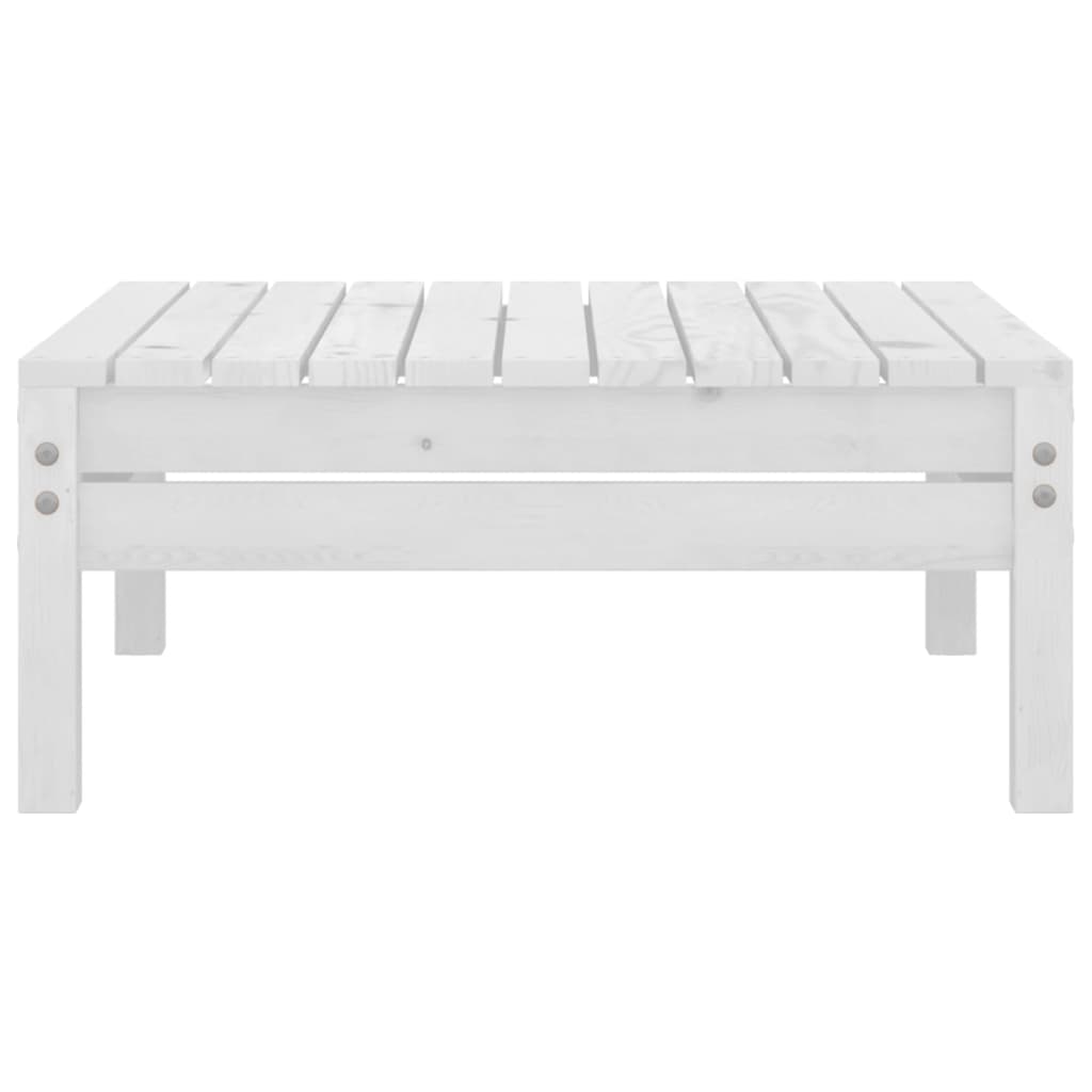 9-Delige Loungeset Massief Grenenhout Wit