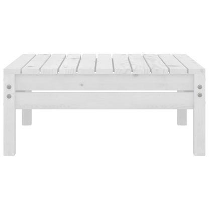 9-Delige Loungeset Massief Grenenhout Wit