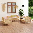 6-piece Lounge Set Solid Pine Wood