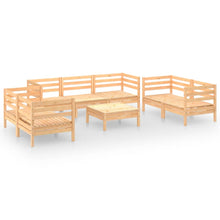 8-Delige Loungeset Massief Grenenhout Bruin