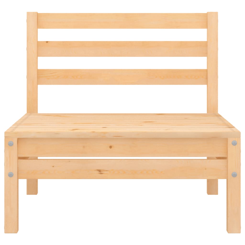 3-Delige Loungeset Massief Grenenhout Bruin