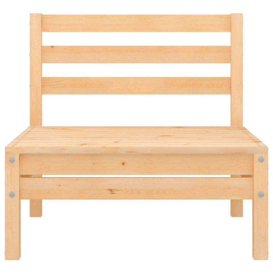 3-Delige Loungeset Massief Grenenhout Bruin