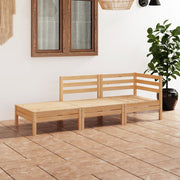 Loungeset 3-delig massief grenenhout