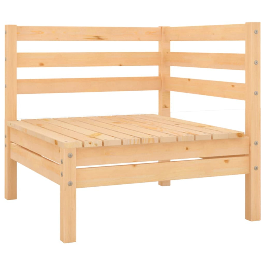 5-Delige Loungeset Massief Grenenhout Bruin