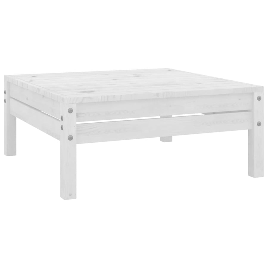8-Delige Loungeset Massief Grenenhout Wit