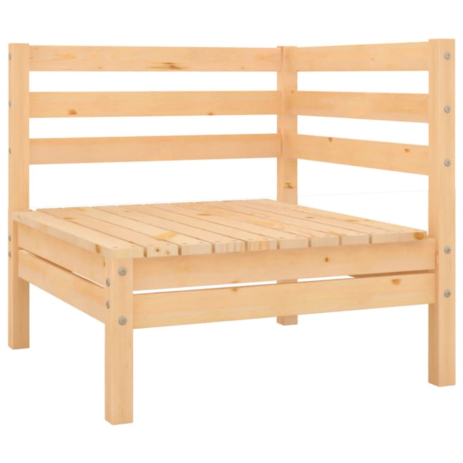 2-Delige Loungeset Massief Grenenhout Naturel