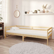 Daybed with Mattress Solid Pine Wood 90x200 cm