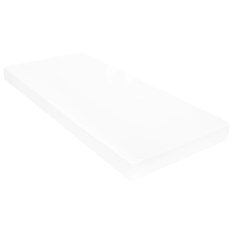 Slaapbank Met Matras Massief Grenenhout 90X200 Cm Wit