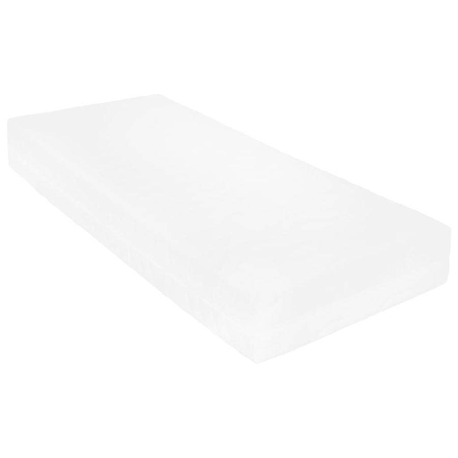 Slaapbank Met Matras Massief Grenenhout 90X200 Cm Wit
