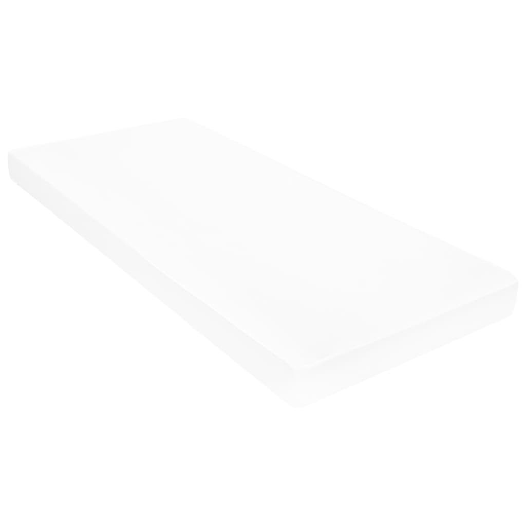Slaapbank Met Matras Massief Grenenhout 90X200 Cm Wit