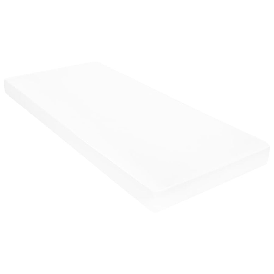 Slaapbank Met Matras Massief Grenenhout 90X200 Cm Wit
