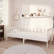 Slaapbank massief grenenhout wit 90x200 cm