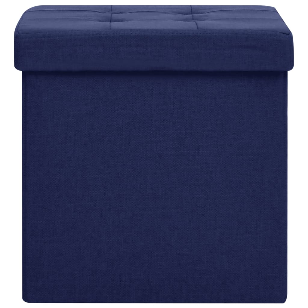 Opbergkruk Inklapbaar Kunstlinnen 1 Blauw