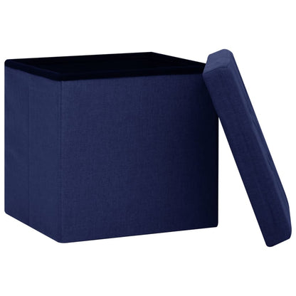 Opbergkruk Inklapbaar Kunstlinnen 1 Blauw