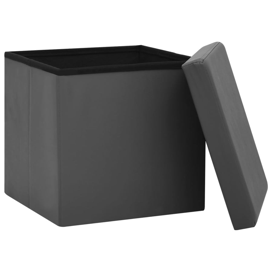 Opbergkruk inklapbaar PVC grijs