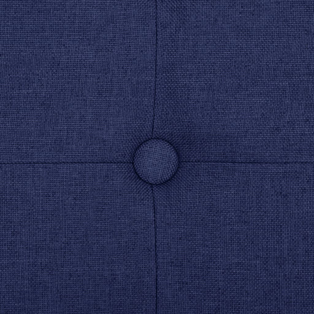 Opbergbank Inklapbaar Kunstlinnen Blauw