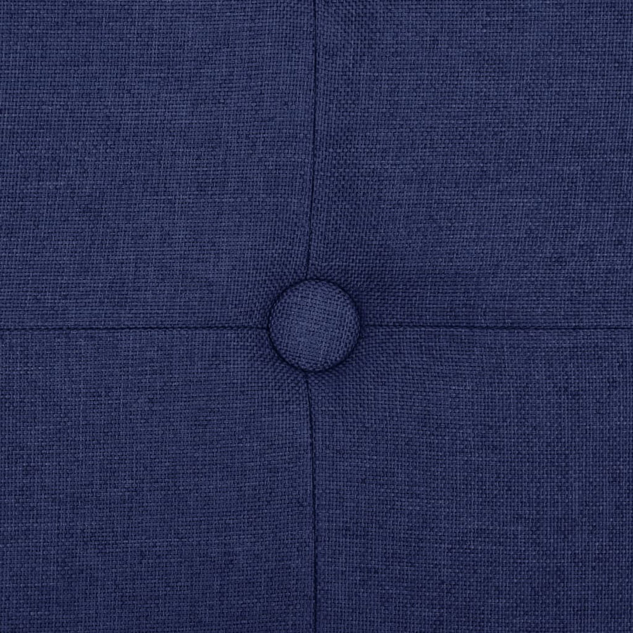 Opbergbank Inklapbaar Kunstlinnen Blauw
