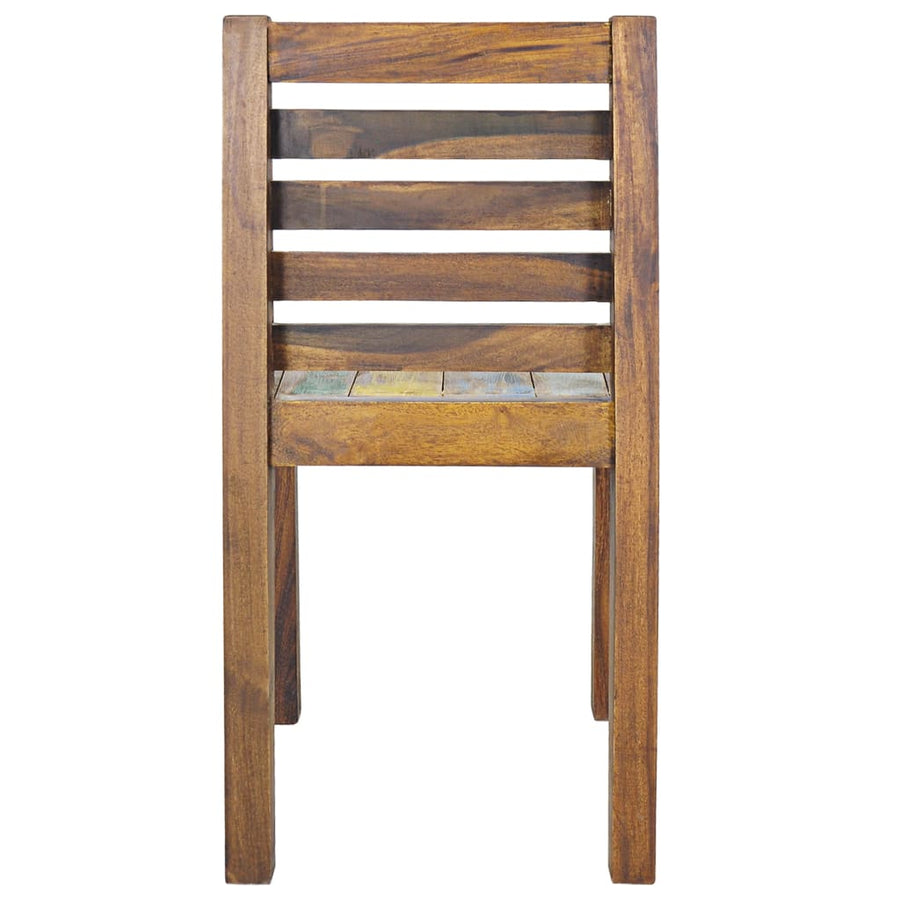 Eetkamerstoelen 6 st massief gerecycled hout