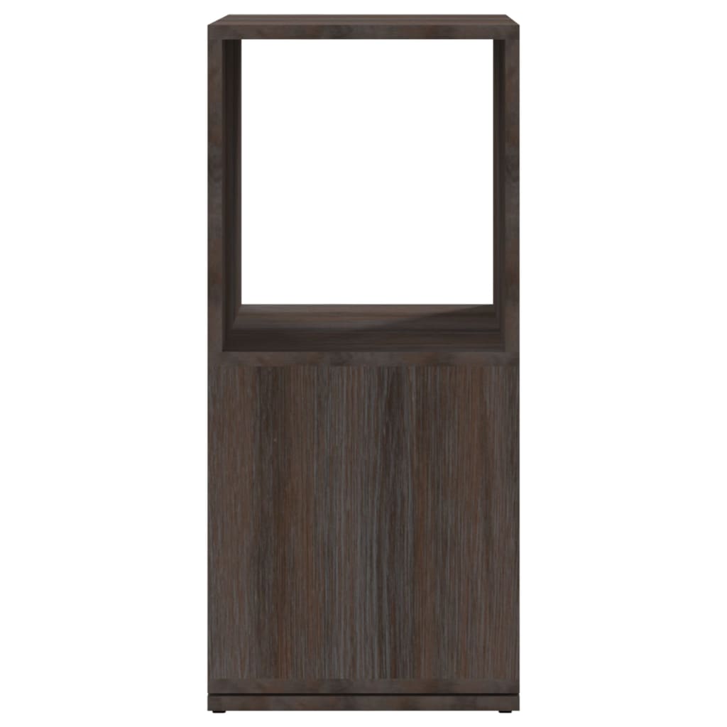 Draaikast 34,5X34,5X75,5 Cm Spaanplaat Grijs En Sonoma Eiken grey and sonoma oak
