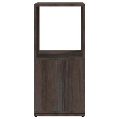 Draaikast 34,5X34,5X75,5 Cm Spaanplaat Grijs En Sonoma Eiken grey and sonoma oak