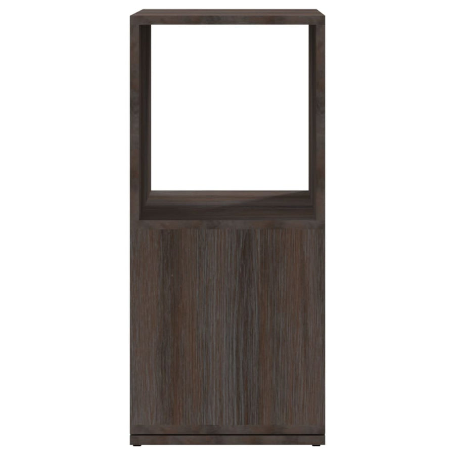 Draaikast 34,5X34,5X75,5 Cm Spaanplaat Grijs En Sonoma Eiken grey and sonoma oak