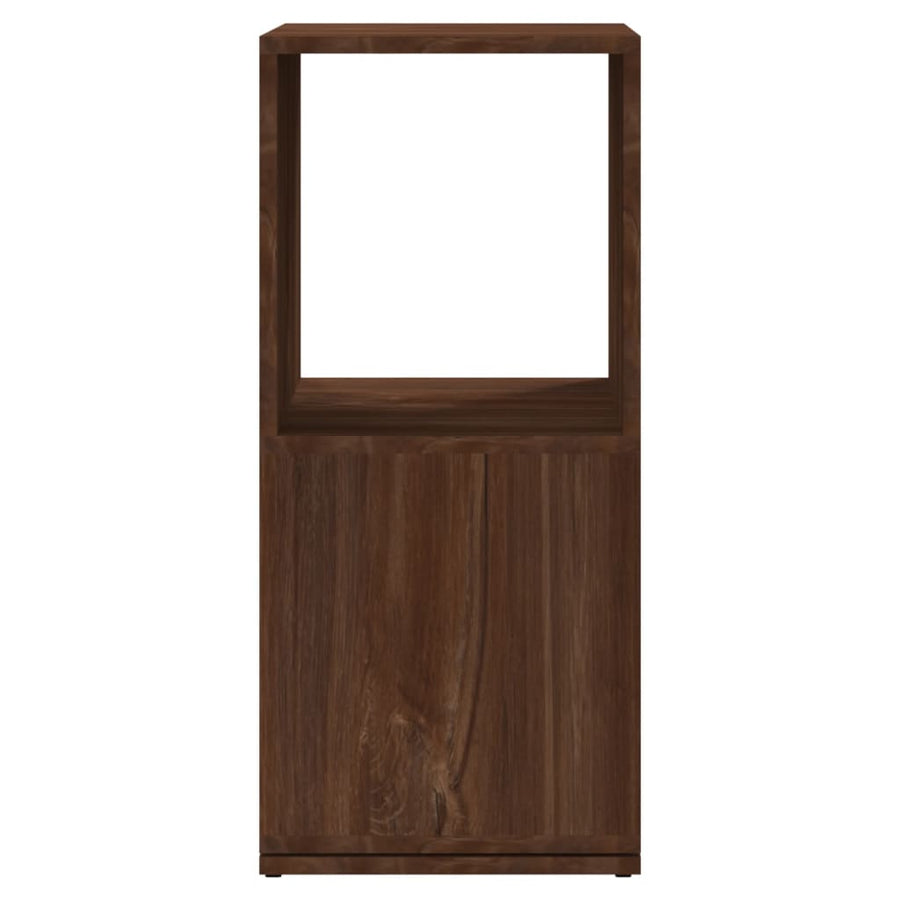 Draaikast 34,5X34,5X75,5 Cm Spaanplaat bruin eikenkleur