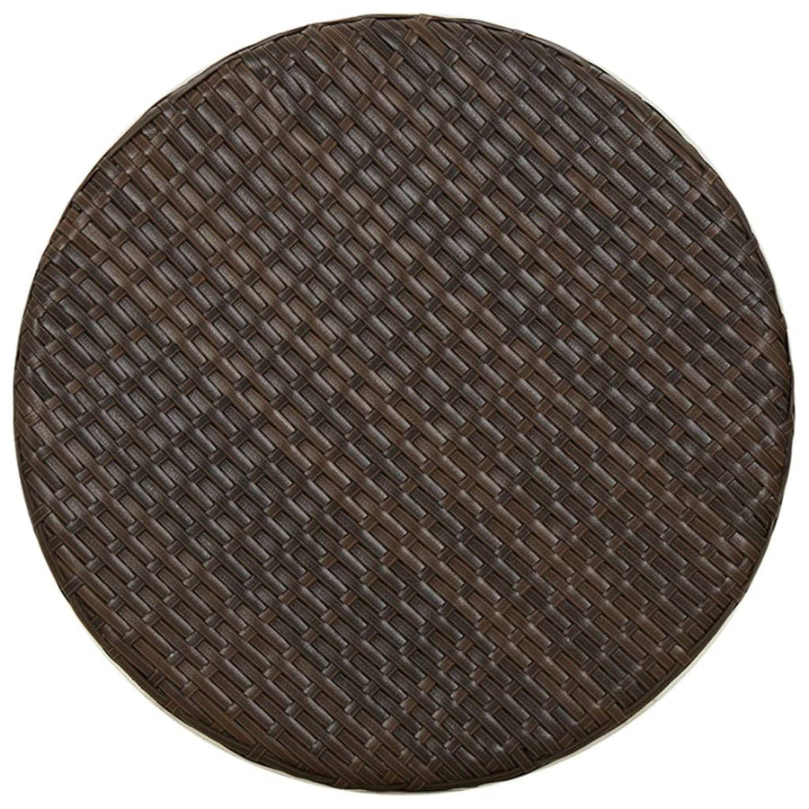 Salontafel 45 Cm Poly Rattan Bruin