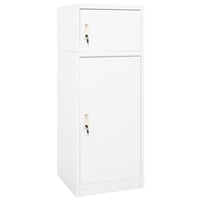 Zadelkast Staal 53 x 53 x 140 cm Wit