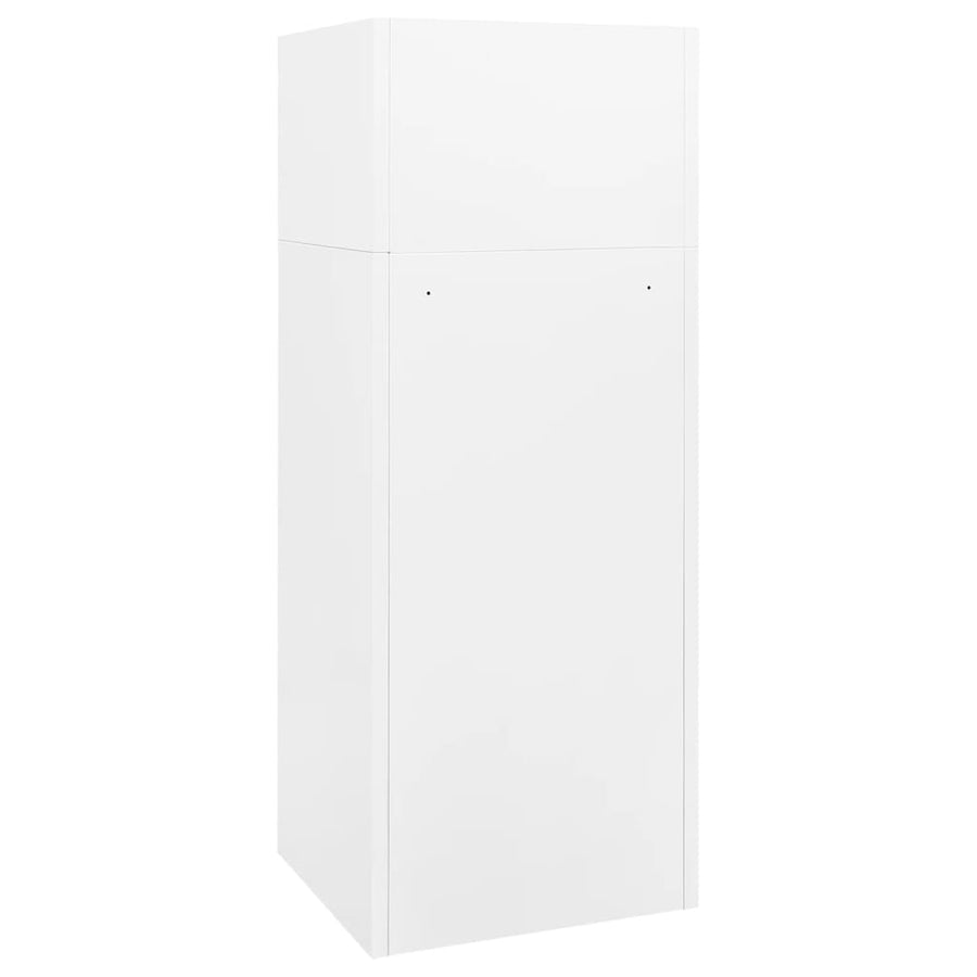 Zadelkast Staal 53 x 53 x 140 cm Wit