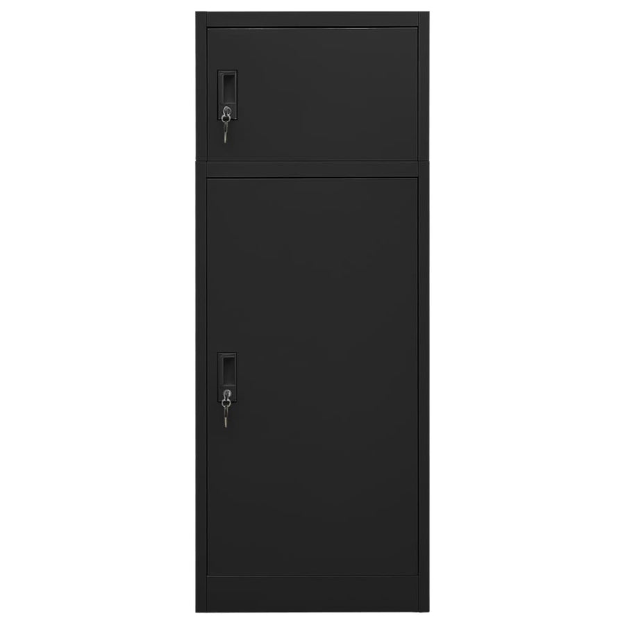 Zadelkast Staal 53 x 53 x 140 cm Zwart