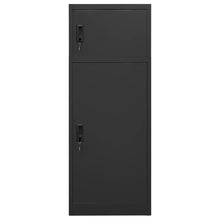 Zadelkast Staal Kleurig 53 x 53 x 140 cm Antraciet