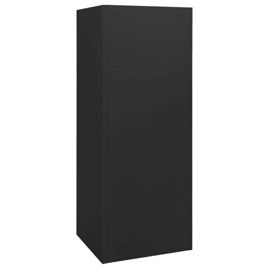 Zadelkast Staal Kleurig 53 x 53 x 140 cm Antraciet