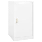 Tack locker 53x53x105 cm steel white