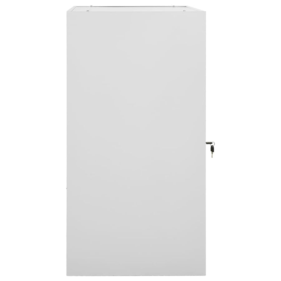 Zadelkast Staal 53 x 53 x 105 cm Lichtgrijs