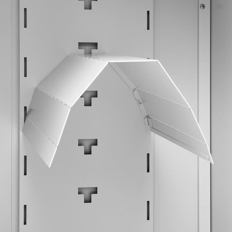 Zadelkast Staal 53 x 53 x 105 cm Lichtgrijs