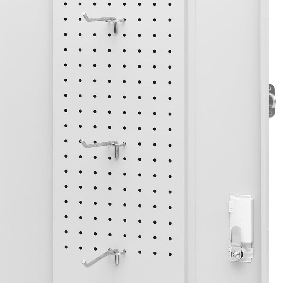 Zadelkast Staal 53 x 53 x 105 cm Lichtgrijs