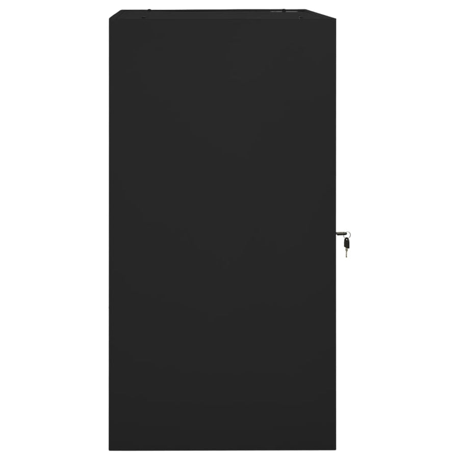 Zadelkast Staal 53 x 53 x 105 cm Zwart