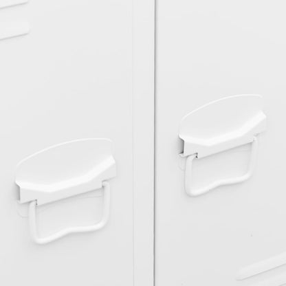 Kledingkast Industrieel 67X35X07 Cm Staal Wit