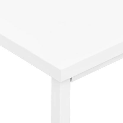 Bureau Industrieel Met Lades 105X52X75 Cm Staal Wit
