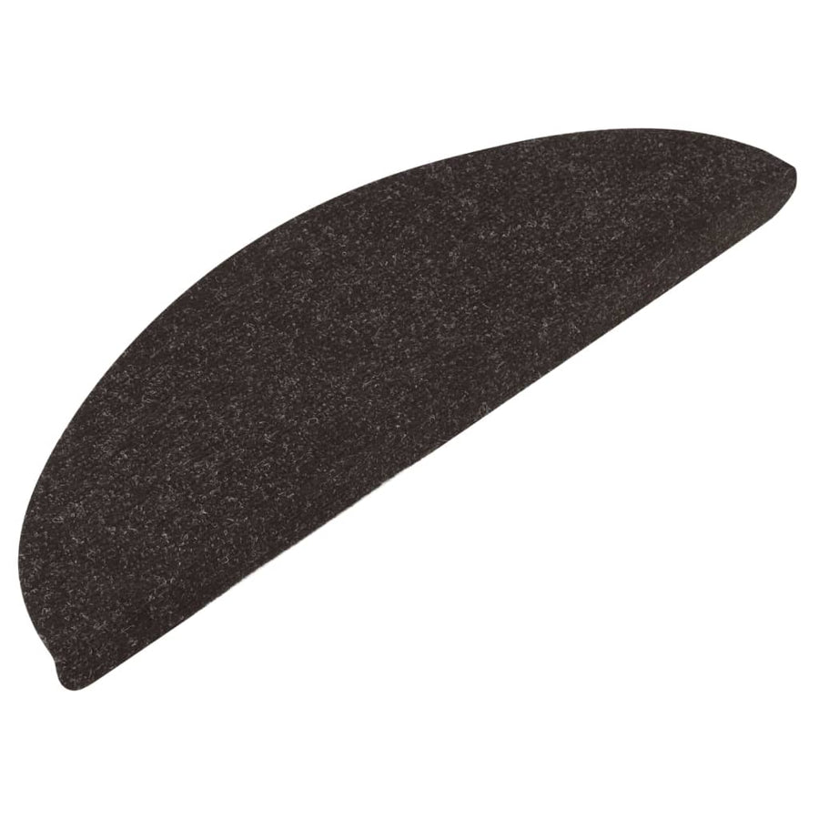 Trapmatten Zelfklevend 56X17X3 Cm 15 Zwart Halfrond (56 x 17 cm)
