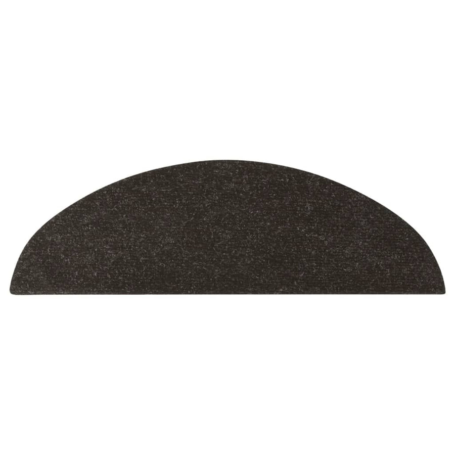 Trapmatten Zelfklevend 56X17X3 Cm 15 Zwart Halfrond (56 x 17 cm)